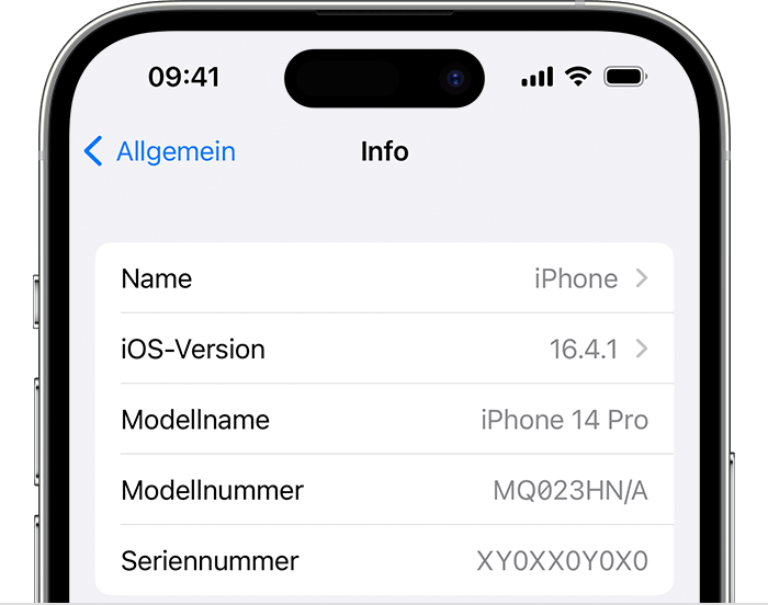 IMEI Herausfinden apple