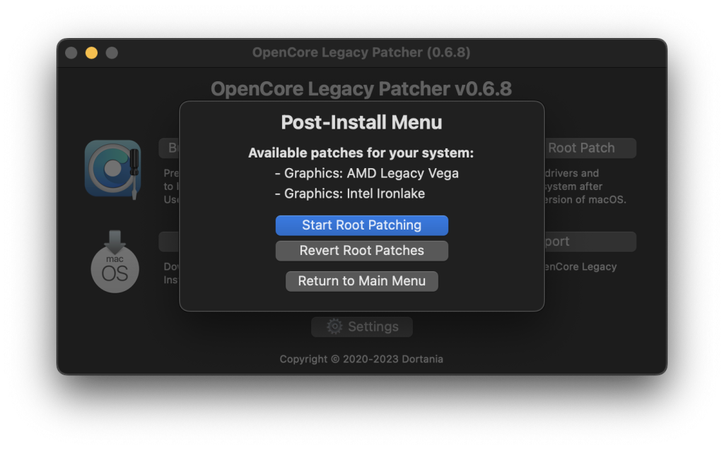 OCLP GUI Root Patch.8759192a