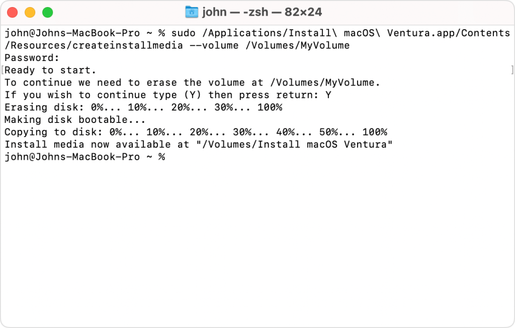 macOS Installieren